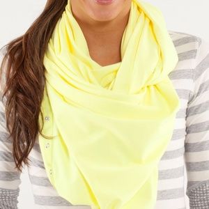 Lululemon Yellow Vinyasa scarf